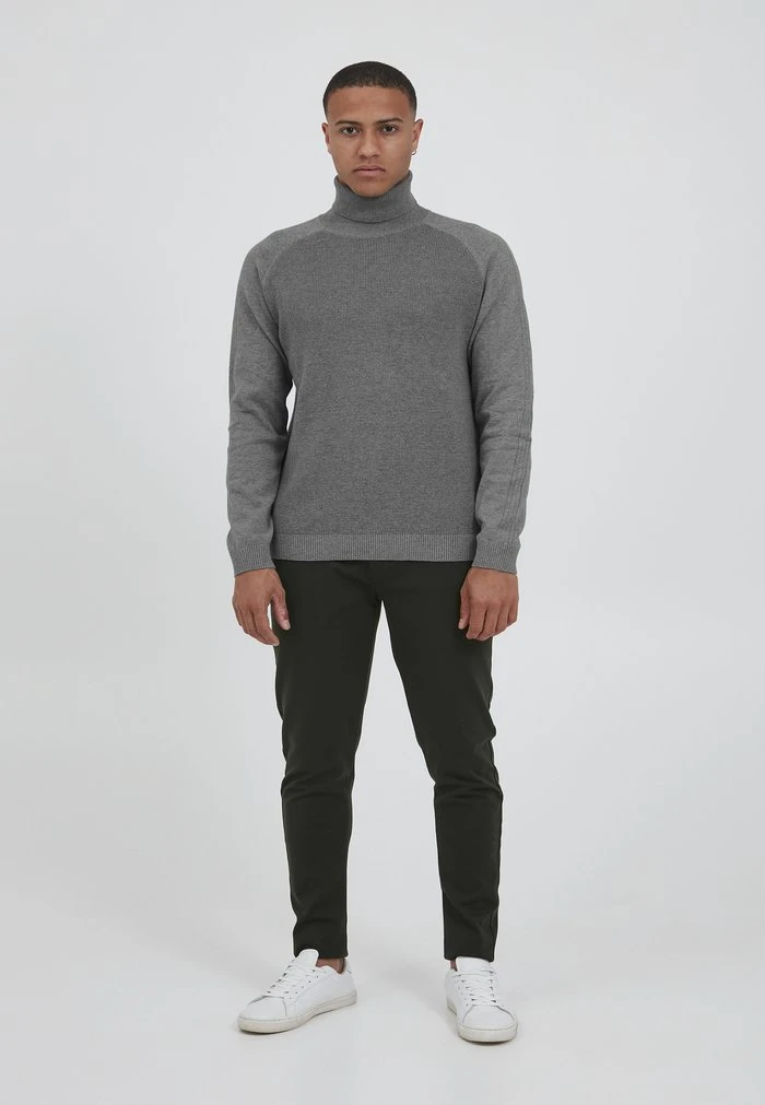 Meilleure vente 😀 Solid SDTASH TURTLE NECK 21105737 - Pullover - Gray Melange 👍 2 Meilleure vente 😀 Solid SDTASH TURTLE NECK 21105737 - Pullover - Gray Melange 👍 – Image 2