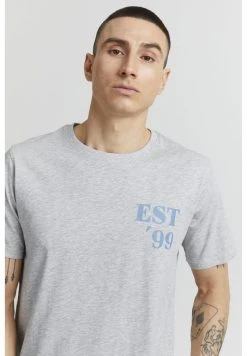 Budget ✨ Solid ARCHIE - T-shirt Imprimé - Light Grey Melange 🎉 -Solid Soldes c1897d3251fd4b94adfd5b03f38e8fb4