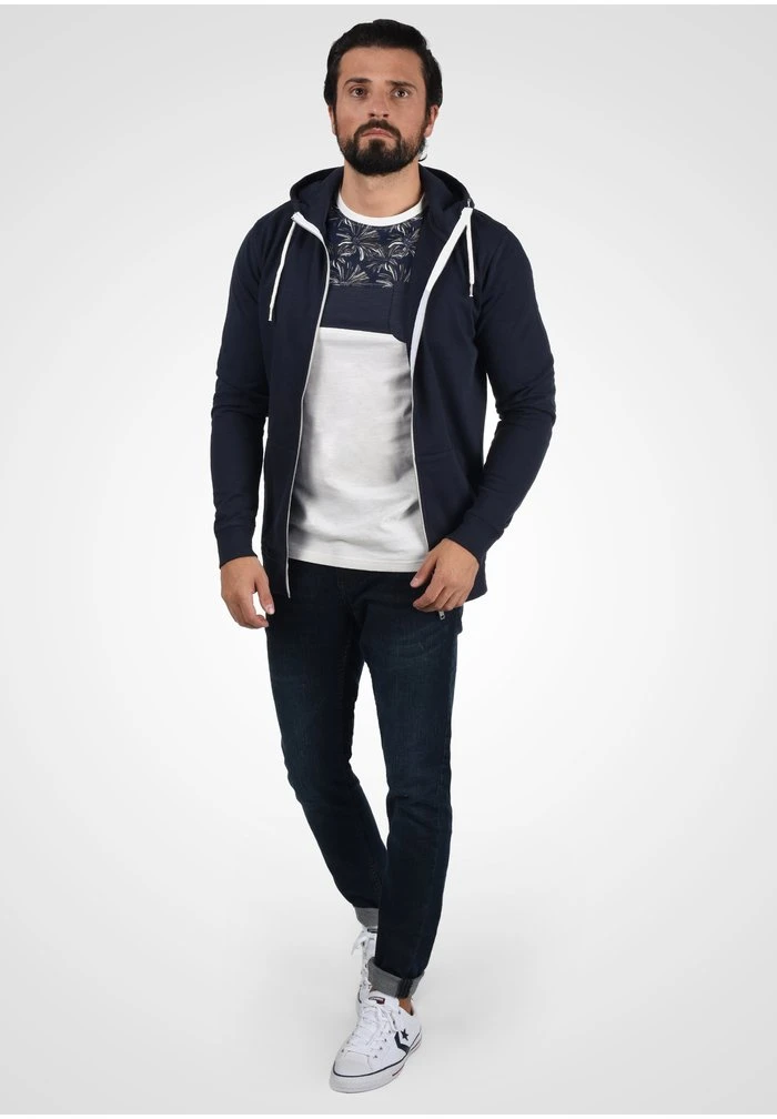 De gros 💯 Solid SDTAMBO - Sweat à Capuche Zippé - Insignia Blue ✨ 2 De gros 💯 Solid SDTAMBO - Sweat à Capuche Zippé - Insignia Blue ✨ – Image 2