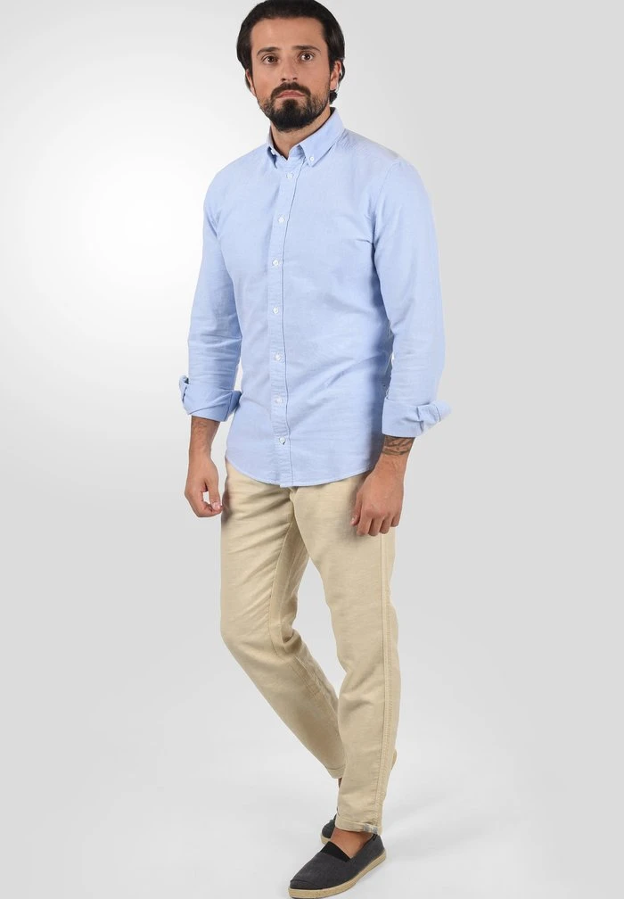 Promo ⌛ Solid LORAN - Pantalon Classique - Bleached Sand ✔️ 2 Promo ⌛ Solid LORAN - Pantalon Classique - Bleached Sand ✔️ – Image 2