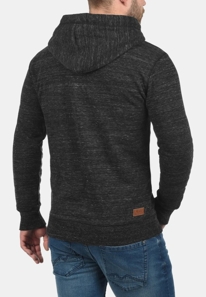 Remise ✨ Solid SDCRAIG - Sweat à Capuche Zippé - Black ✔️ 2 Remise ✨ Solid SDCRAIG - Sweat à Capuche Zippé - Black ✔️ – Image 2