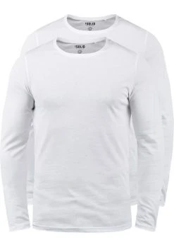 Offres ⭐ Solid SDBASAL - T-shirt à Manches Longues - White ✨ -Solid Soldes c42f5294935646edb7cb3759fa1627c2