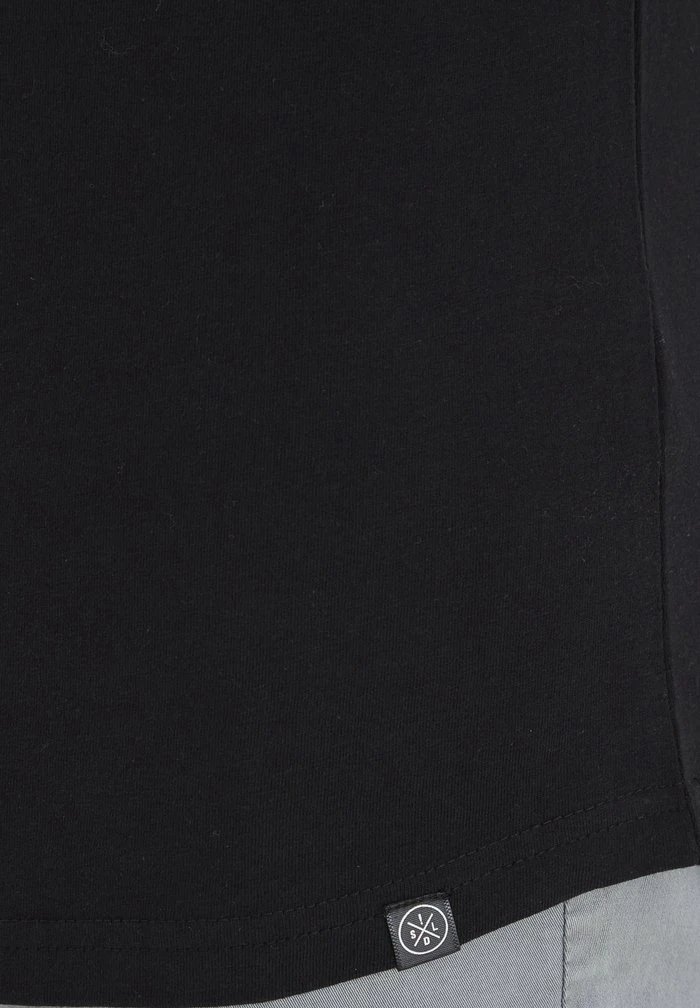 Nouveau 😍 Solid SDLONGO - T-shirt Basique - Black 🛒 5 Nouveau 😍 Solid SDLONGO - T-shirt Basique - Black 🛒 – Image 5