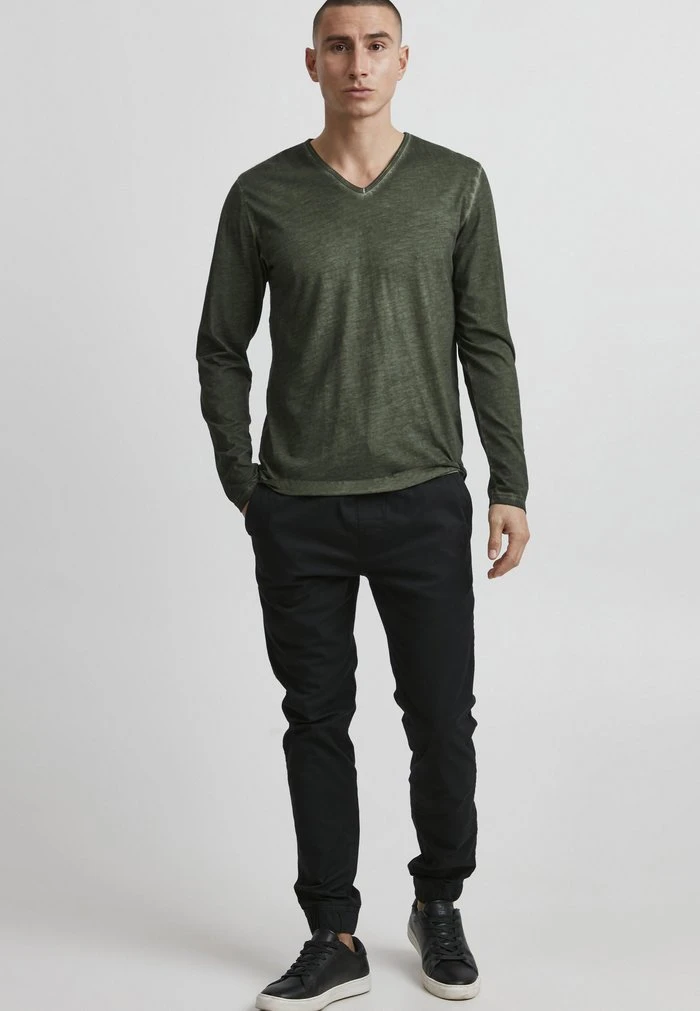 Meilleur prix 🤩 Solid SDCORNELIO - T-shirt à Manches Longues - Climbing Ivy 😍 2 Meilleur prix 🤩 Solid SDCORNELIO - T-shirt à Manches Longues - Climbing Ivy 😍 – Image 2