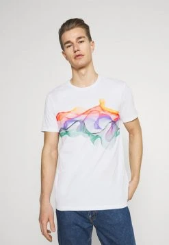 Tout neuf 👍 Solid PIETER - T-shirt Imprimé - White ✔️