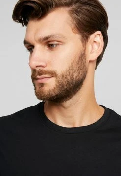 Grosses soldes ✨ Solid SDROCK - T-shirt Basique - Black 👏 -Solid Soldes c659d7eaca5040d4a7417c46e033414d