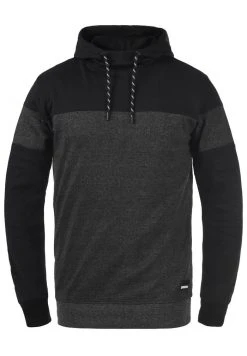 Le moins cher 🌟 Solid SDBEKIR - Sweat à Capuche - Black 🎉 -Solid Soldes c67075fbb3ca452e85f1c189579c857e