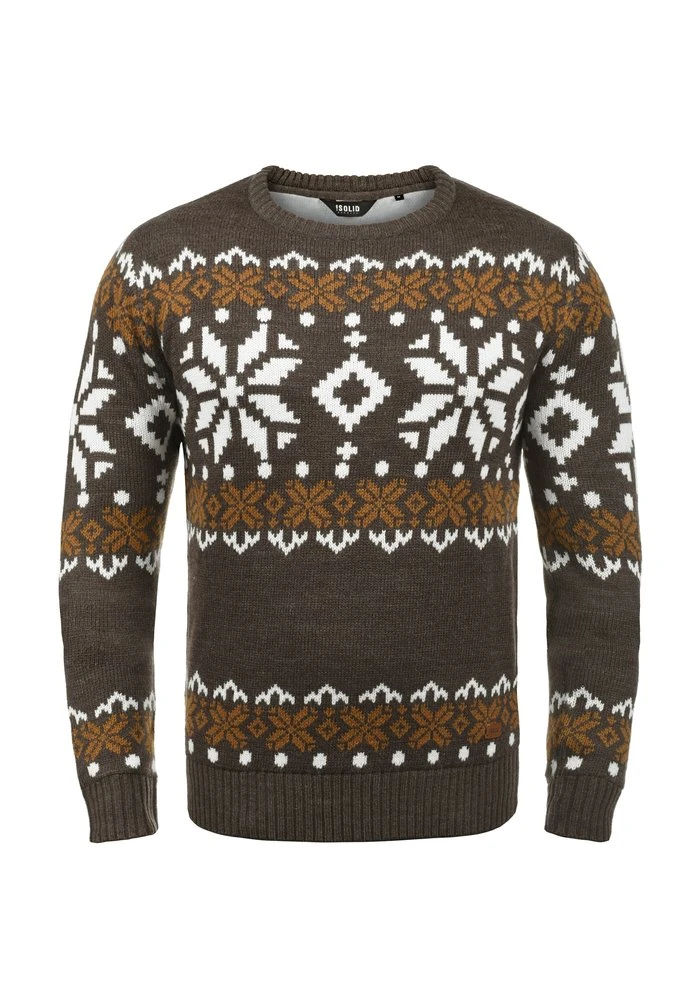 Vente flash 🛒 Solid SDNORWIG - Pullover - Dark Brown 🤩 5 Vente flash 🛒 Solid SDNORWIG - Pullover - Dark Brown 🤩 – Image 5