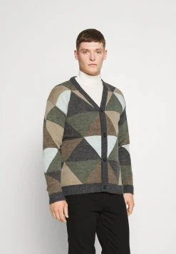 De gros 👏 Solid VILLARD CARDIGAN - Gilet - Black/forest Melange 🤩