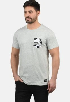 Meilleur prix ⭐ Solid SDCALVIN - T-shirt Imprimé - Light Grey 🥰