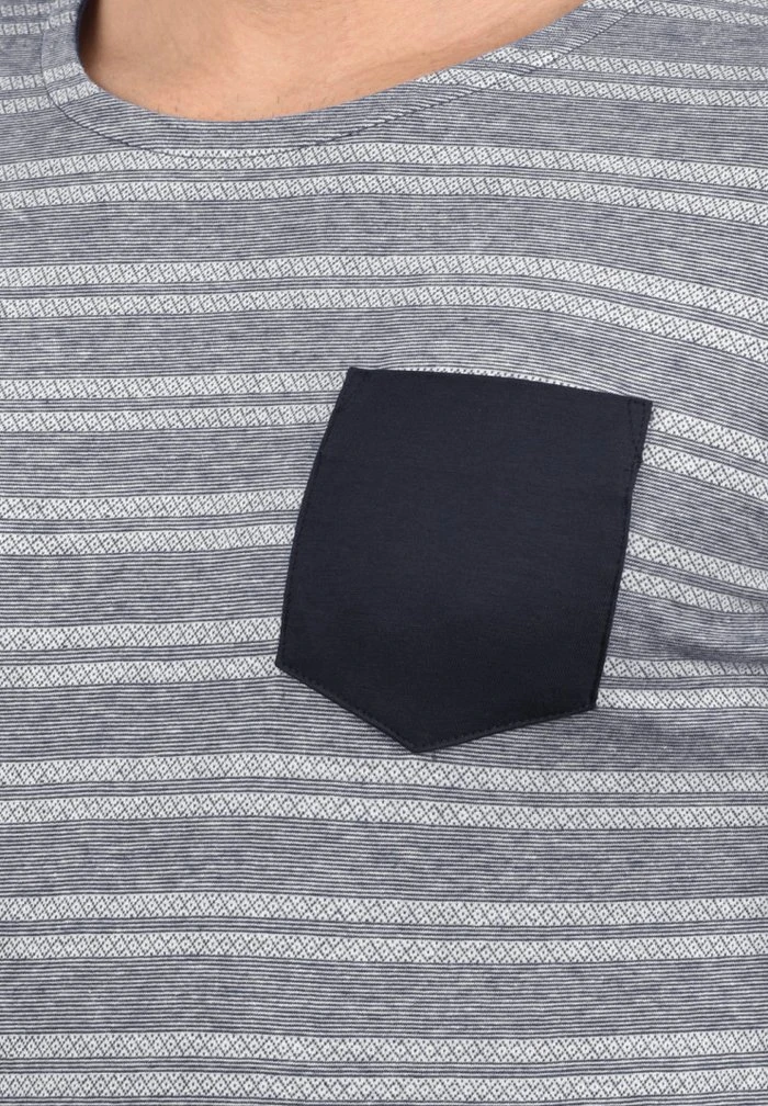 Remise 🎉 Solid SDFIDEL - T-shirt Imprimé - Mottled Light Blue ❤️ 3 Remise 🎉 Solid SDFIDEL - T-shirt Imprimé - Mottled Light Blue ❤️ – Image 3