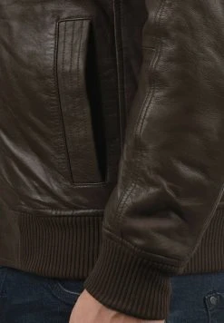 Top 10 🛒 Solid SDCAMASH - Veste En Cuir - Brown ✔️ -Solid Soldes c963cf2cac924e36908d00e4ee343d39