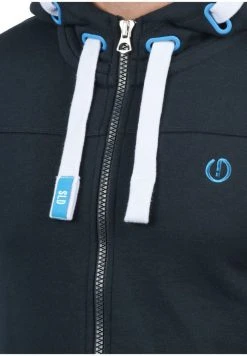 Meilleur prix ✔️ Solid SDBENJAMINZIP - Sweat à Capuche Zippé - Blue 🛒 -Solid Soldes c9723d69a28f499ca7d6b3a441903106