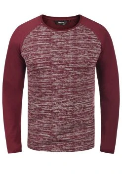 Remise 🛒 Solid SDMEVAN - T-shirt à Manches Longues - Wine Red 🥰 -Solid Soldes c9cd4b60c5134558a5821228138fab86