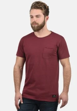 Vente flash ❤️ Solid SDANDREJ - T-shirt Basique - Wine Red ⭐
