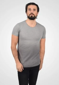 Acheter 🎁 Solid SDDIVINO - T-shirt Basique - Mid Grey 🎁