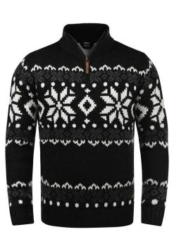 Remise 🎁 Solid SDNORWIN - Pullover - Black 👏 -Solid Soldes ce3491098bf149c2a2fde3a1c871bb26