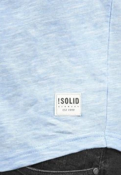 Meilleure vente ⌛ Solid SDFIGOS - T-shirt Basique - Sky Blue 😍 -Solid Soldes ce5f2cf1c243404da92970fd9399db56