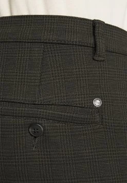 Sortie ✔️ Solid BARRO CHECK PANT - Pantalon Classique - Black Forest ❤️ -Solid Soldes ce60a9b29ffa46b08a1a35b6b3e36b45