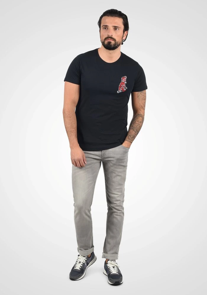 Remise ⌛ Solid SDTEE - T-shirt Imprimé - Black 🧨 2 Remise ⌛ Solid SDTEE - T-shirt Imprimé - Black 🧨 – Image 2