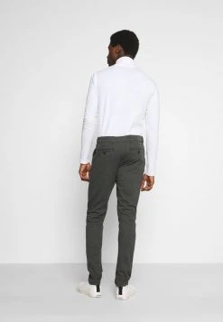 Meilleure vente ⭐ Solid BARRO ZIPPER - Pantalon Classique - Black 😉 -Solid Soldes cfc25eabe8ce43d5a544495884fcb335