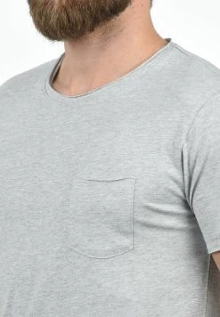 Meilleure affaire 👍 Solid SDANDREJ - T-shirt Basique - Light Grey 👍 -Solid Soldes d045093b8cfa416bbf702757522b16dc