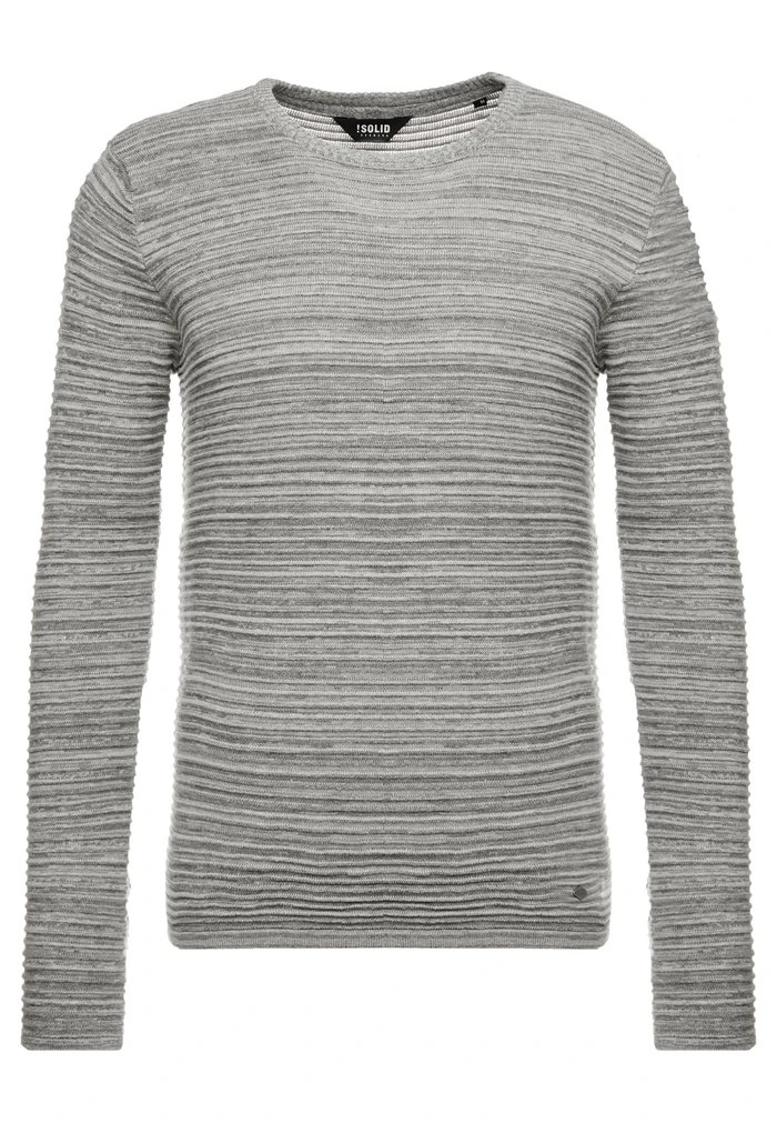 Remise 🛒 Solid SDSTRUAN - Pullover - Grey Melange ⭐ 5 Remise 🛒 Solid SDSTRUAN - Pullover - Grey Melange ⭐ – Image 5