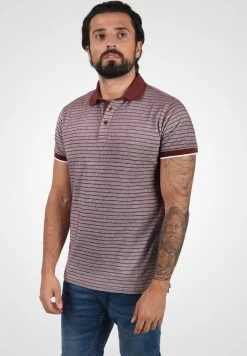 De gros 🤩 Solid PANTELIS - Polo - Wine Red Melange 🤩