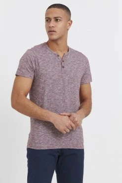 Budget ✨ Solid SDSIGOS - T-shirt Basique - Wine Red 🔔