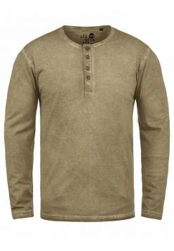 De gros ❤️ Solid RUNDHALSSHIRT TIMUR - T-shirt à Manches Longues - Dune ⌛ -Solid Soldes d794fc6d2d9044a3b4585a3e21282f09