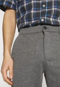 Remise 👏 Solid SDDAVE BARRO - Pantalon Classique - Dar Grey Melange 😀 -Solid Soldes d89653737d9c4cb5a570d9dc1c428807