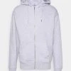 Coupon 🎉 Solid MASON ZIPPER - Sweat à Capuche Zippé - Light Grey Melange 😉