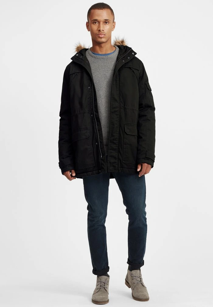 Vente flash ⌛ Solid SDDANELLO - Veste D'hiver - Black ❤️ 2 Vente flash ⌛ Solid SDDANELLO - Veste D'hiver - Black ❤️ – Image 2