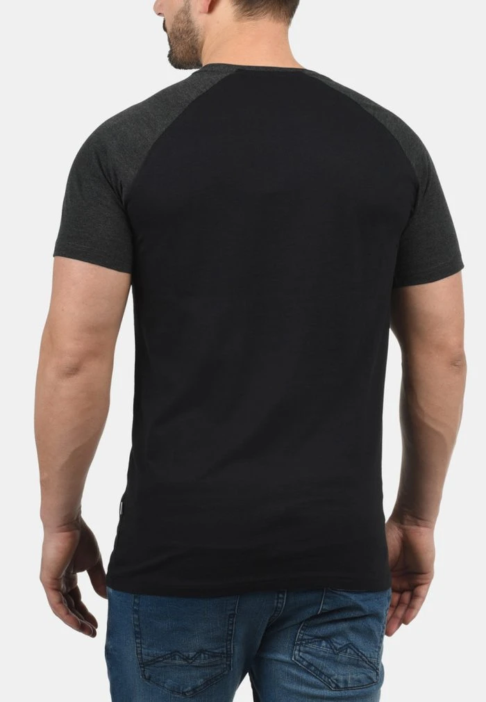 Sortie 🌟 Solid SDBASTIAN - T-shirt Basique - Black 🎁 2 Sortie 🌟 Solid SDBASTIAN - T-shirt Basique - Black 🎁 – Image 2
