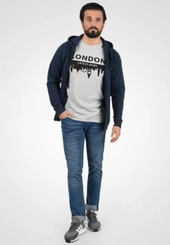 De gros ✨ Solid SDCIMO - T-shirt Imprimé - Light Grey Melange ⭐ -Solid Soldes da6672bafa3c4810a0041ee6e7c3a5cd