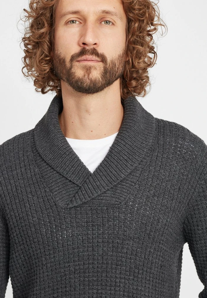 Meilleur prix 😍 Solid SDMAPARI - Pullover - Dark Grey Melange 🎁 4 Meilleur prix 😍 Solid SDMAPARI - Pullover - Dark Grey Melange 🎁 – Image 4