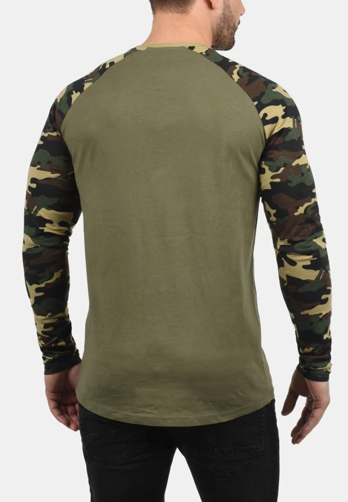 Vente flash ⌛ Solid SDCAJUS - T-shirt à Manches Longues - Dusty Olive ⭐ 2 Vente flash ⌛ Solid SDCAJUS - T-shirt à Manches Longues - Dusty Olive ⭐ – Image 2