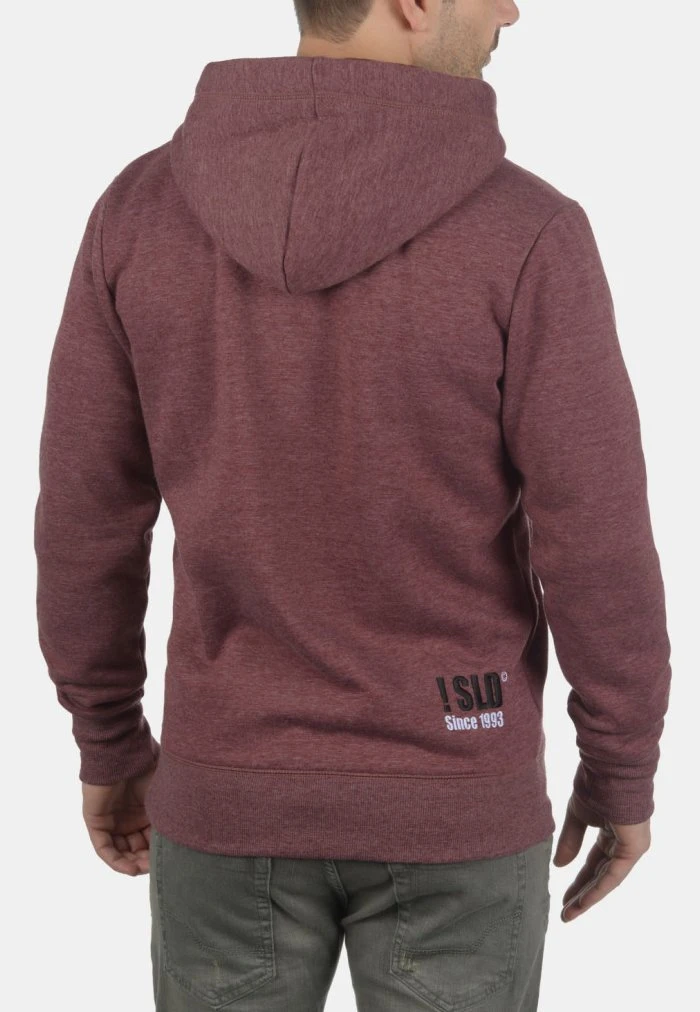 Le moins cher 🥰 Solid SDBENNHOOD - Sweat à Capuche - Wine Red 🔥 2 Le moins cher 🥰 Solid SDBENNHOOD - Sweat à Capuche - Wine Red 🔥 – Image 2