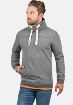Promo 😍 Solid SDBENJAMIN - Sweatshirt - Grey Melange ⭐