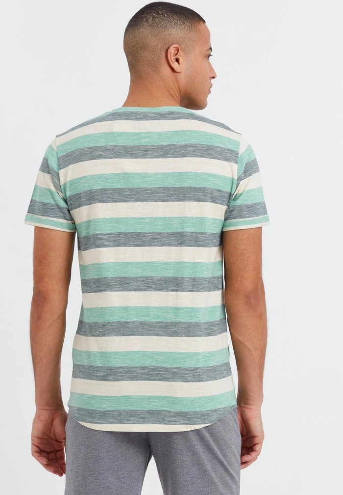 Bon marché 🥰 Solid SDTHICCO - T-shirt Imprimé - Green/white 🌟 3 Bon marché 🥰 Solid SDTHICCO - T-shirt Imprimé - Green/white 🌟 – Image 3