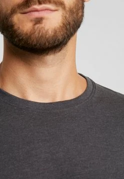 Nouveau 🔥 Solid SDROCK - T-shirt Basique - Dark Grey Melange 😉 -Solid Soldes de2ed8db114d41589b61da3e7f20721e