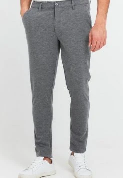 De gros ❤️ Solid SDOLIVERO - Pantalon Classique - Grey Melange Meliert 🌟