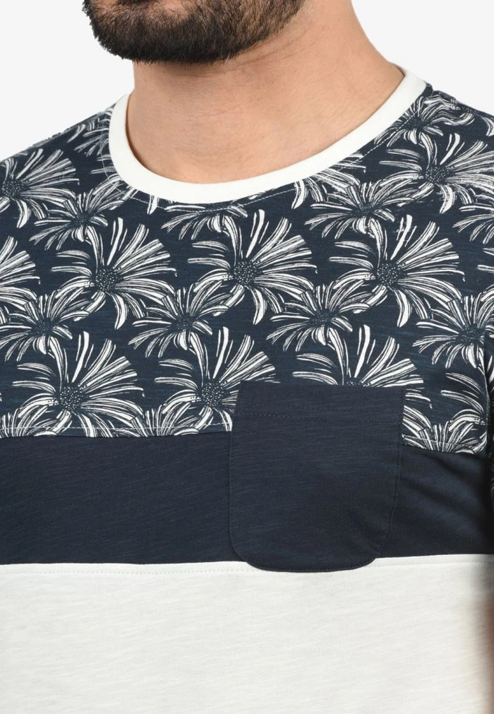 Meilleure affaire ⭐ Solid SDFLORIAN - T-shirt Imprimé - Dark Blue ❤️ 3 Meilleure affaire ⭐ Solid SDFLORIAN - T-shirt Imprimé - Dark Blue ❤️ – Image 3