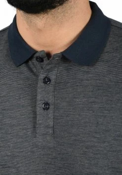 Nouveau ❤️ Solid SDNEDAL - Polo - Insignia Blue Melange ⌛ -Solid Soldes e194e401456e4a3a8bea66daff4ee69a