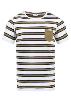 De gros 🔥 Solid SDSALU - T-shirt Imprimé - Beige ✔️ -Solid Soldes e22bfda71fe3437a9b5df3a110c255a8