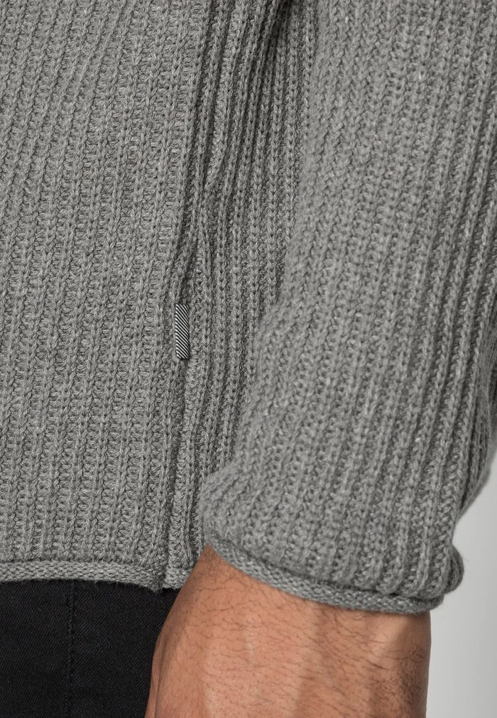 Meilleure affaire ✔️ Solid TERRY O NECK - Pullover - Grey Melange ✨ 5 Meilleure affaire ✔️ Solid TERRY O NECK - Pullover - Grey Melange ✨ – Image 5