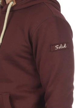 Budget ❤️ Solid SDTRIPHOOD - Sweat à Capuche - Wine Red 👏 -Solid Soldes e451f9809c5147a6898b59d60f7dd14a