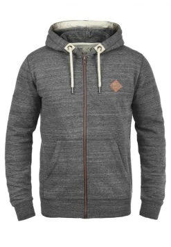 Meilleure affaire ❤️ Solid SDCRAIG - Sweat à Capuche Zippé - Grey Melange ⭐ -Solid Soldes e5bbe72bbb974a21ba69b167d66316be