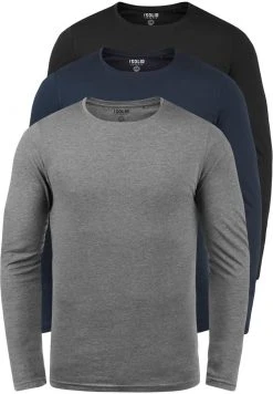 Budget ❤️ Solid SDBASAL - T-shirt à Manches Longues - Black ⭐ -Solid Soldes e5f8e4e7ead64a2683db748f162d8b6e