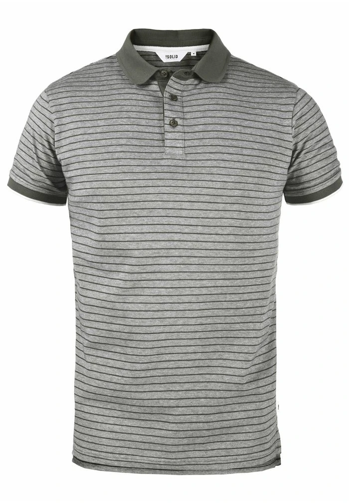 Promo 👏 Solid PANTELIS - Polo - Med Grey Melange 🎉 5 Promo 👏 Solid PANTELIS - Polo - Med Grey Melange 🎉 – Image 5